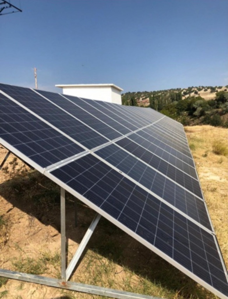 Çorum Laçin 7,5 kW Tarımsal Sulama Güneş Enerjisi Sistemi